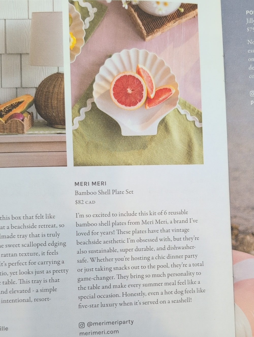 Jilly Box Shell Plate Set - Picture 2 of 3